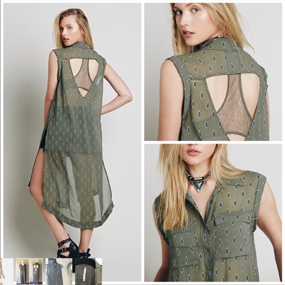 Free People Long Top